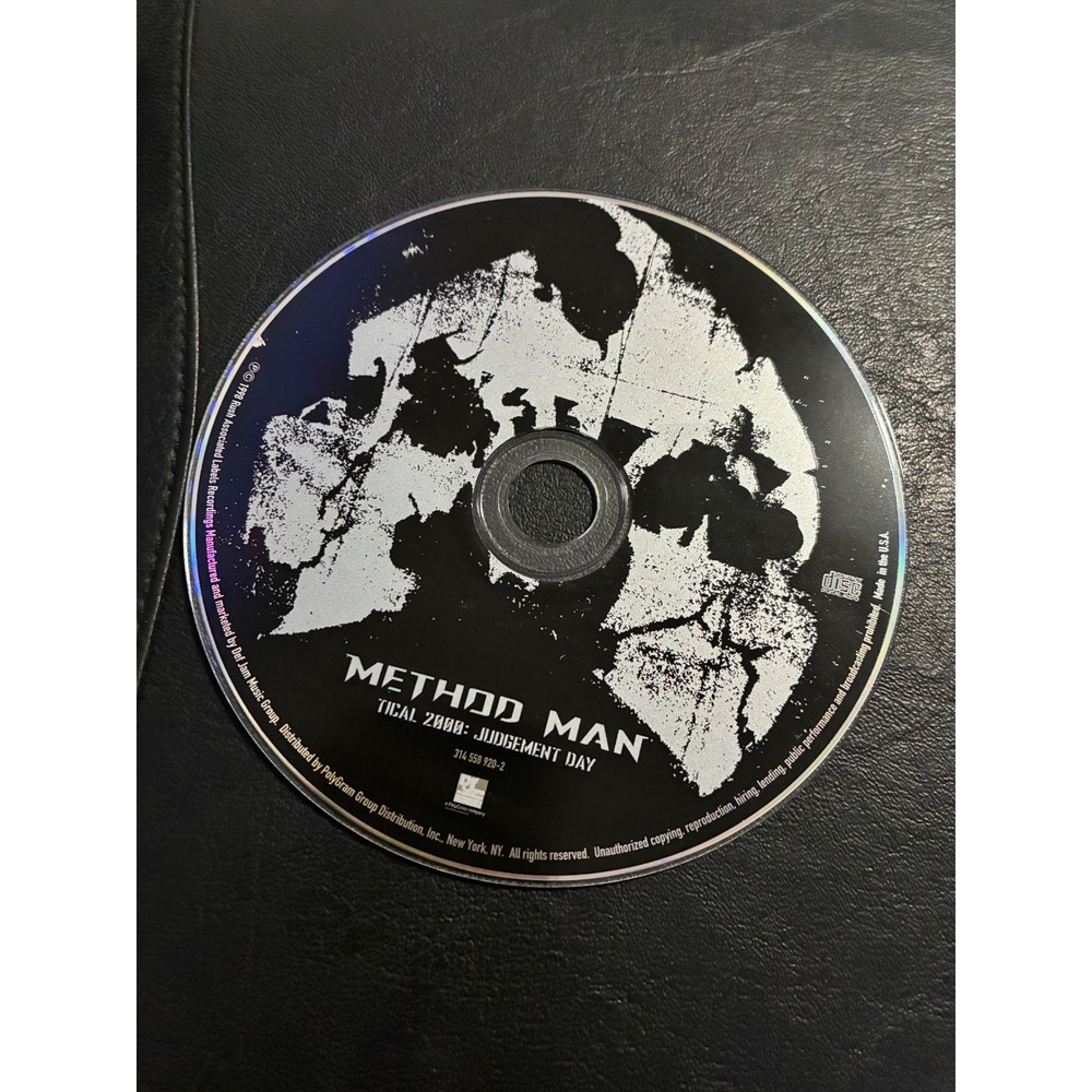 Method Man Tical 2000 Judgement Day CD 1998 Wu-Tang 314 558 920-2 Disc Only
